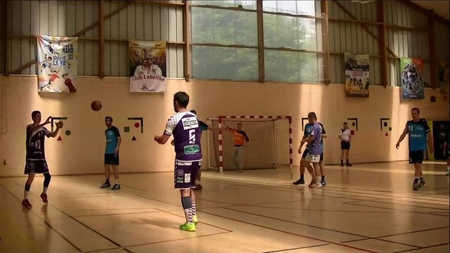 Handball Bretagne finale 2015 excellence régionale Pays d'Auray HB vs AL Loudéac 1ère mi-temps