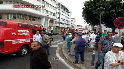 Le 17 étage, l'immeuble mythique de Casablanca a pris feu ce lundi matin