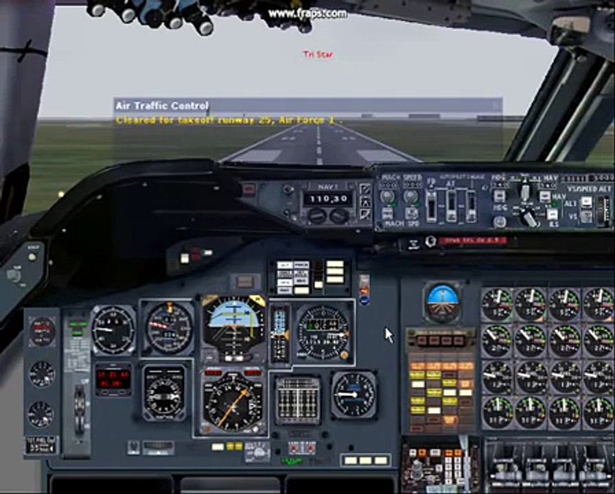 FS2004-Air Force One flight from Aldergrove-Dulles
