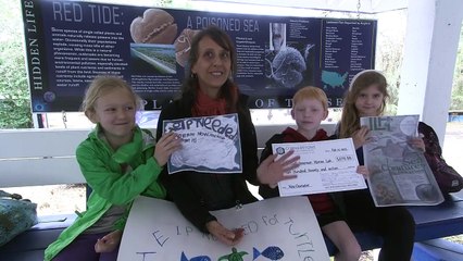 Local Students Give Back to Animals at Gulf Specimen Aquarium