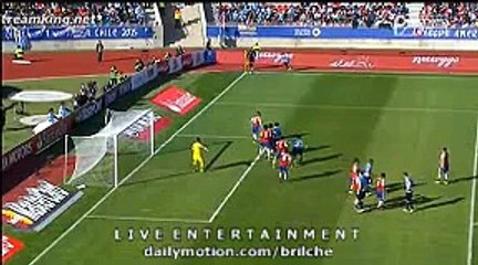 Jose Gimenez Great Header Goal Uruguay 1 - 0 Paraguay 20.06.2015