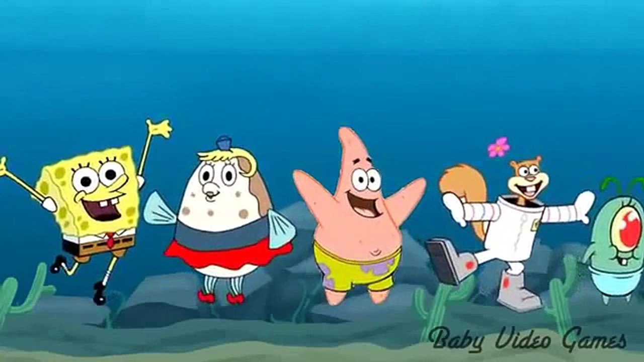 SpongeBob SquarePants Daddy Finger Family - Kids Songs Nursery Rhymes for Children