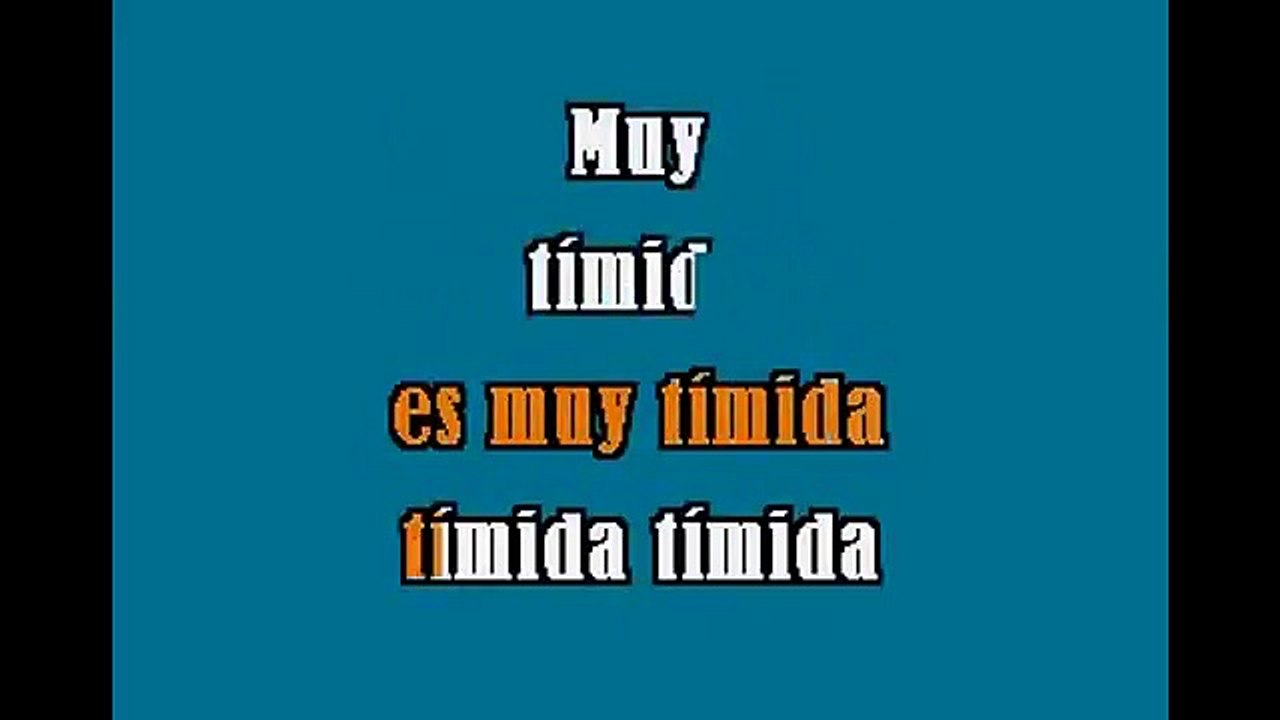 Timida     KARAOKE COM LOS BONDADOSOS