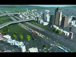 Epic Tsunami on Cities Skylines