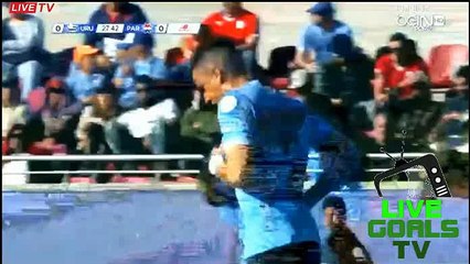 Gimenez Amazing Header Goal | Uruguay 1-0 Paraguay