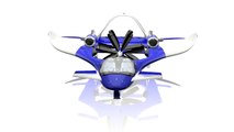 Initial Verticopter design Ray traced in Blender 2.46