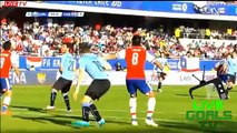Lucas Barrios Gets injured | Uruguay 1-1 Paraguay