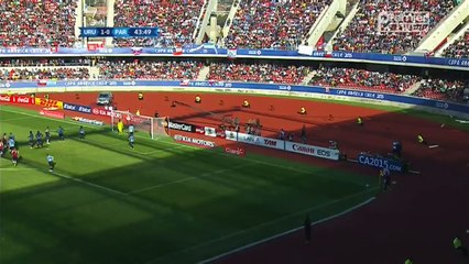 1-1 Lucas Barrios Goal - Uruguay vs Paraguay 20.06.2015