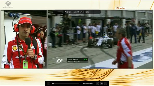 Felipe Massa almost crash Ferrari boss Maurizio Arrivabene in the pits