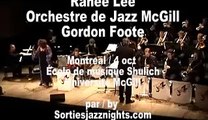 Ranee Lee Orchestre de Jazz McGill - Montreal 4 oct