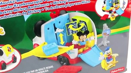 Mickey Mouse Clubhouse Ambulance Doctor Playset Disney Toys Donald Duck