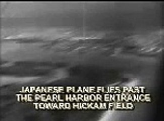 Japanese film of Pearl Harbor attack