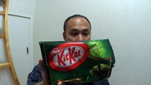 KitKat Green tea Japanese man explain great snack.