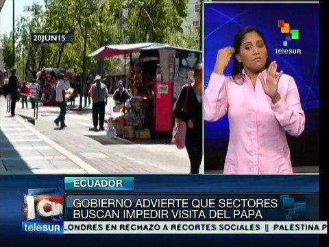 Medios ecuatorianos privados no informan sobre próxima visita del Papa