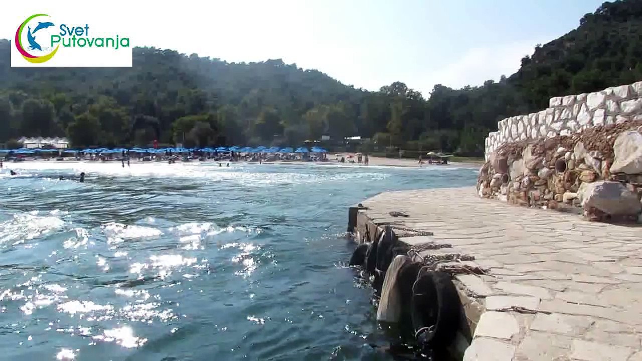 Thasos, Makryammos beach - waves