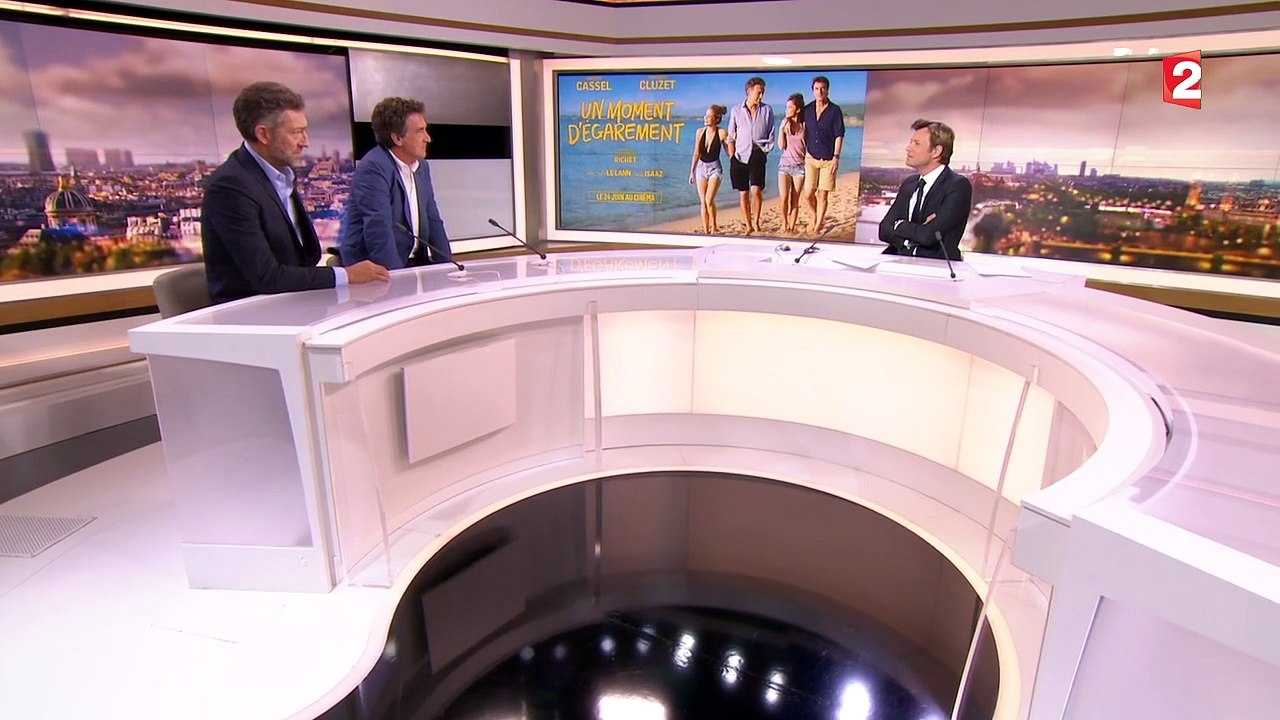 Vincent Cassel et François Cluzet à l'affiche d'"Un moment d'égarement"