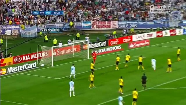 1-0 Gonzalo Higuaín Goal | Argentina vs Jamaica 20.06.2015