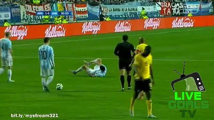 Pastore Injured Argentina 1-0 Jamaica