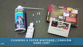 How to Clean A Super Nintendo Game Cart (SNES) - ZanyGeek Tutorial
