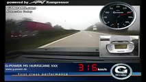 G-Power BMW M5 Hurricane RR Reaches 357 кмч на автобане