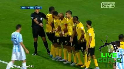 Messi Amazing Free Kick Argentina 1-0 Jamaica
