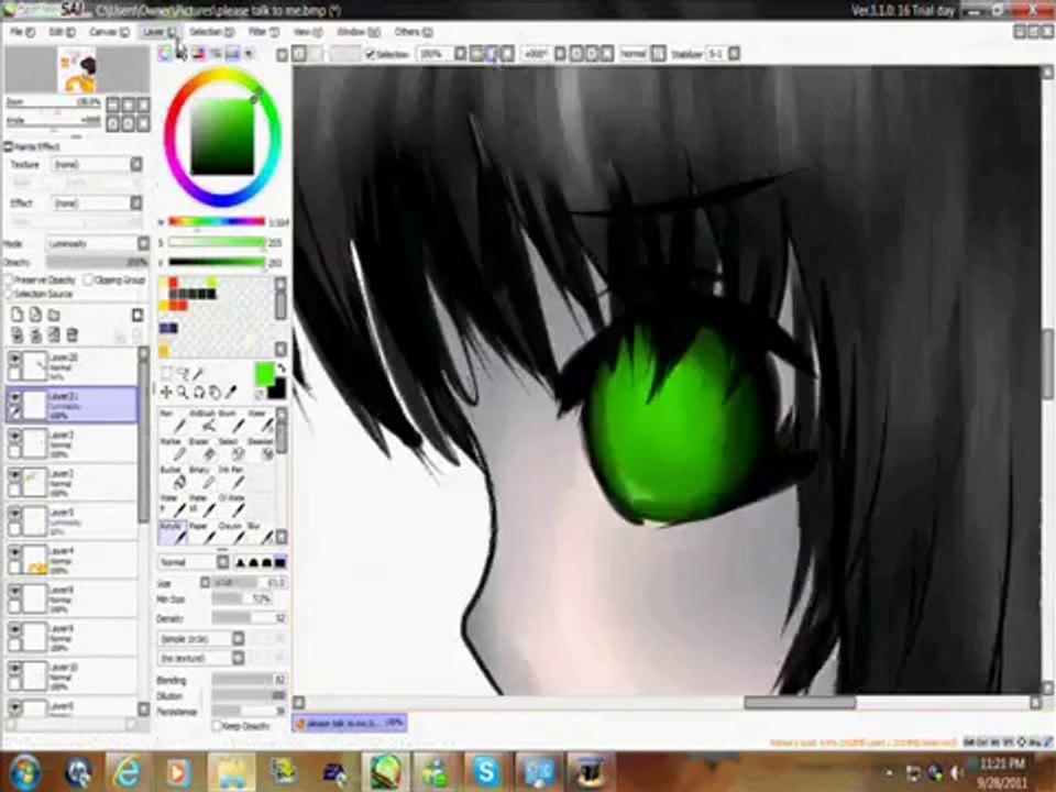 Please Talk Anime Speedpaint (2011)