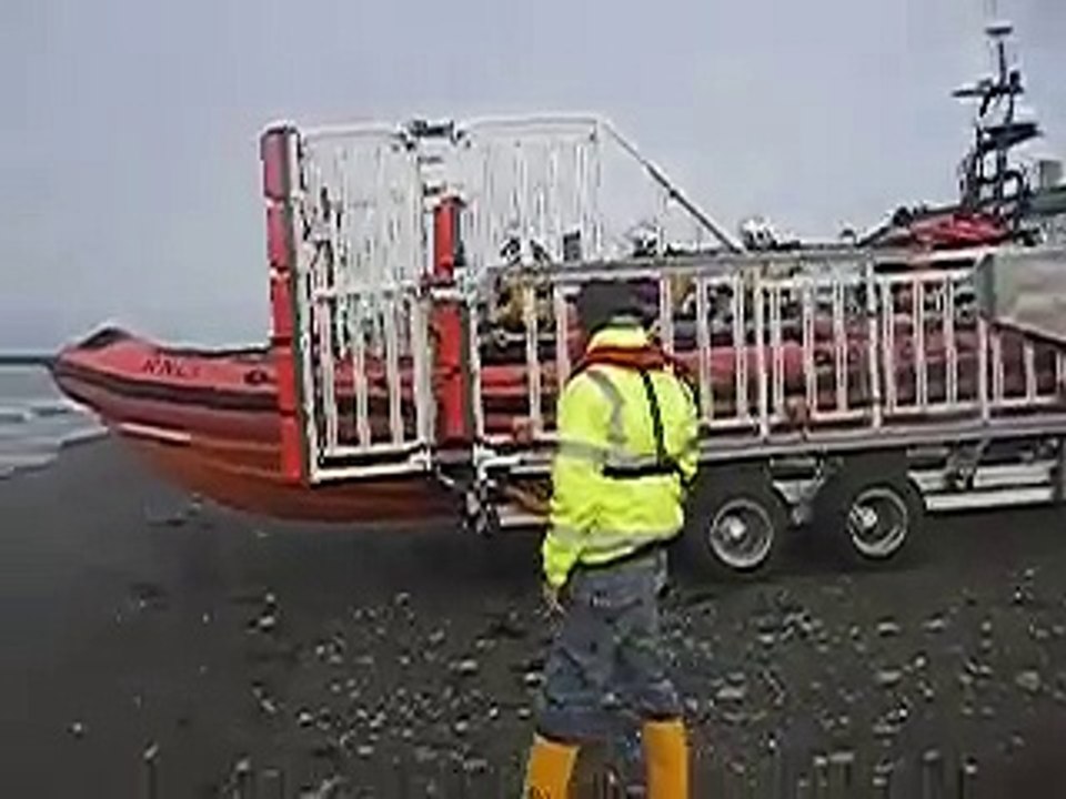 Aberystwyth Lifeboat Beach Launch