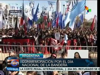 Argentina conmemora el Día Nacional de la Bandera