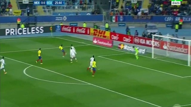 Gol de Miller Bolaños 0-1 Mexico vs Ecuador 19/06/2015 Copa America