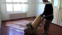 Sanding pine, wooden floors, how to sand a wooden floor