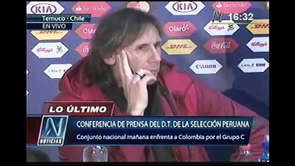 Ricardo Gareca sorprende con planteamiento ante Colombia