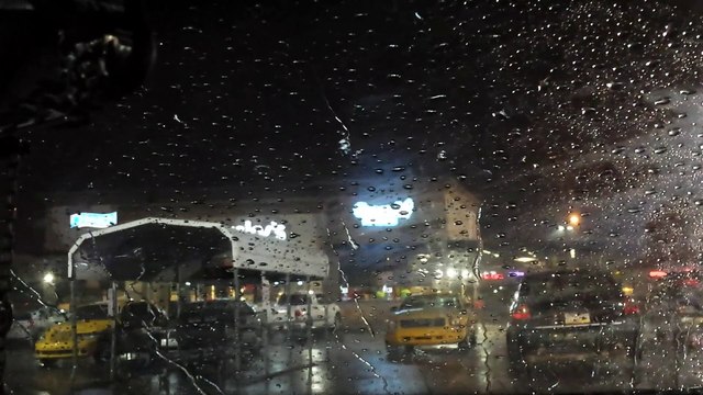 Stormy Weather Outside Store w/ Lightning & Hail - Carissa Lee Vlog - Tulsa Oklahoma