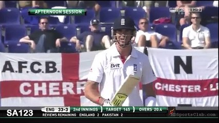 Revenge for Muhammad Amir, England all out for 72! Pak-Eng 2nd Test 2012.mp4