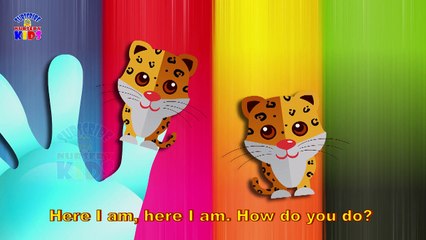 Finger Family Tiger Cartoon Nursery Rhyme | Tiger Animation Song for Children & Pre School
