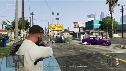 GTA 5 - Mission #27 - Hood Safari [100% Gold Medal Walkthrough]
