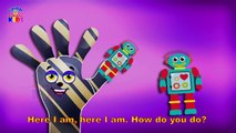 Nursery Rhymes For Children || Robot Finger Family || Robo cartoon For Children