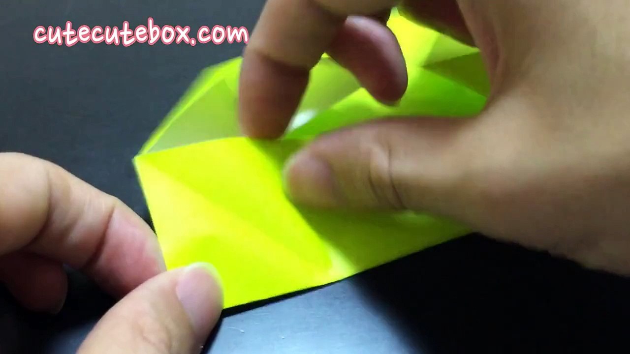 Origami =Talkative frog= おりがみ=ぱくぱくカエル=折ってみた！ 2015 Origami Vol.458