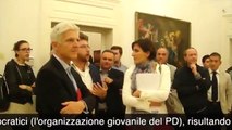 Massimo Bray ex ministro ai Beni Culturali e l'On. Francesca Bonomo a Canosa di Puglia il 4/10/2014