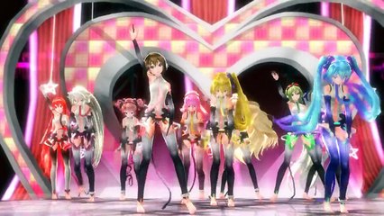 【MMD】ボカロ・アペンド娘 で「One・Two・Three 」※Full.ver