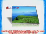 Brand New 15.4 WXGA Matte Laptop LCD Screen For The Lenovo Thinkpad Series T500 T60 T60P T61