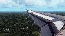 FSX | Aer Lingus A320 landing Dublin | Aerosoft Mega Airport Dublin X