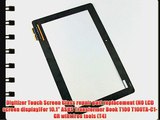 Digitizer Touch Screen Glass repair part replacement (NO LCD screen display)For 10.1 ASUS Transformer