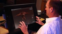 Autodesk Mudbox with Multi-touch on Cintiq 24Hd touch -- Technology Preview