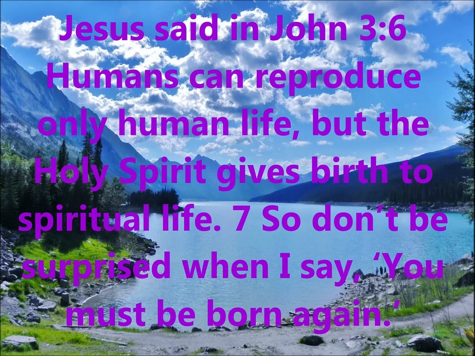 Jesus said