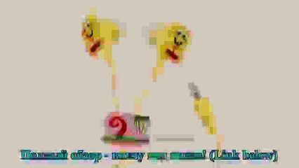 5pcs/Lot Cartoon Character SpongeBob Gary Fun