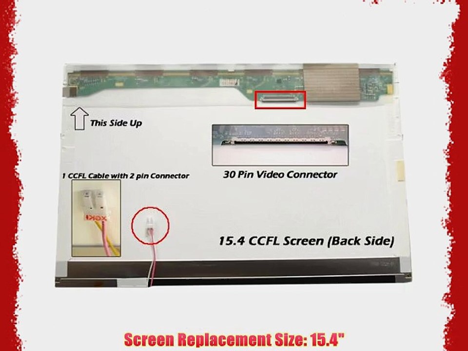 LG Philips LP154WX4(TL)(C8) Laptop LCD Screen 15.4 WXGA CCFL ( Compatible Replacement )