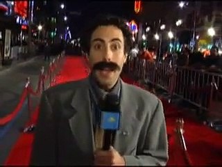 Borat Horat crashes Borat Premiere