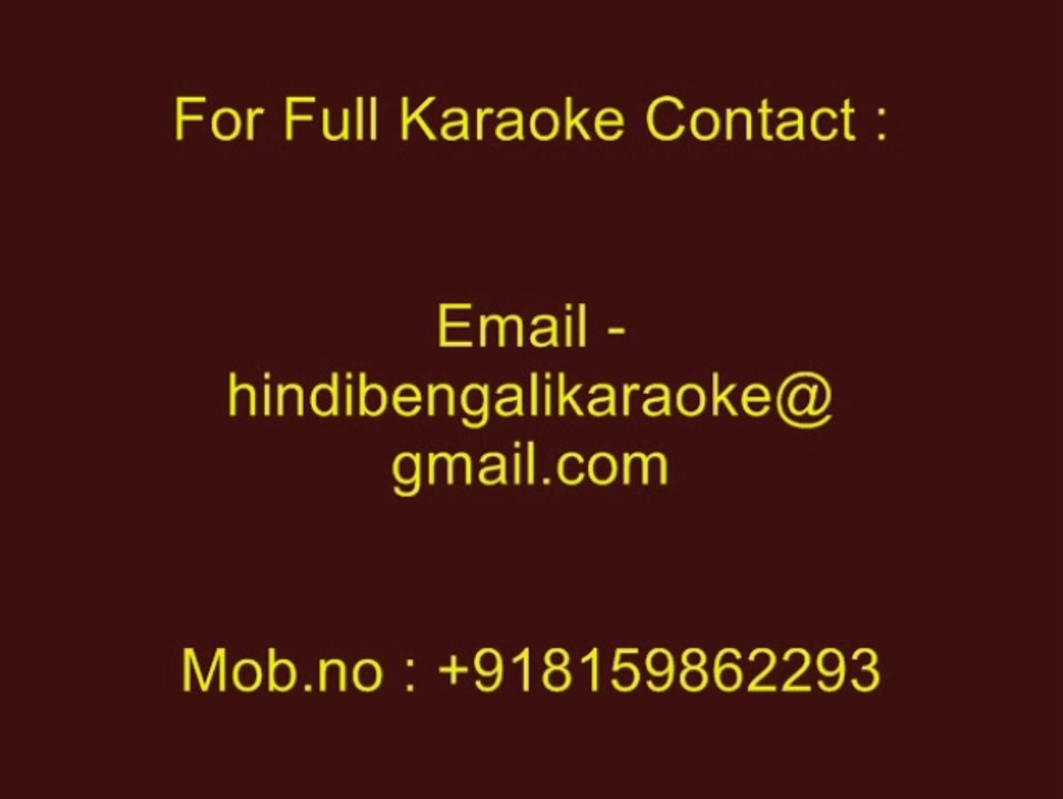 Dil Mein Ek Lehar Si Uthi Hai Abhi - Karaoke - Ghulam Ali