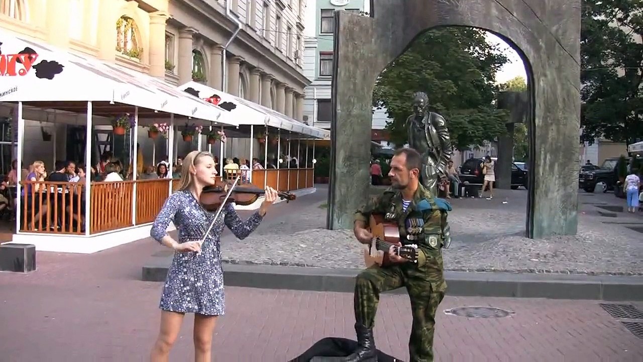 Russian girl on the Arbat