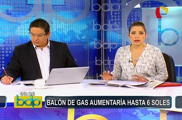 Rechazan aumento de 6 soles en balón de gas: precio subiría 60 céntimos como máximo